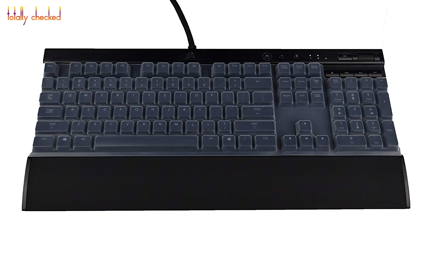 Gaming Keyboard Corsair - Capa protetora para teclado de silicone,