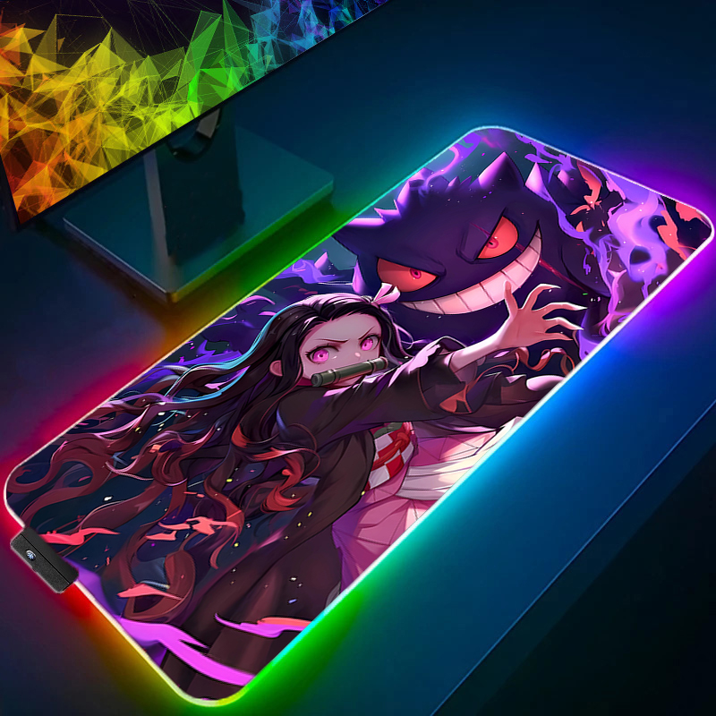 Gaming Keyboard High Ground - Rgb grande mouse pad tapetes de