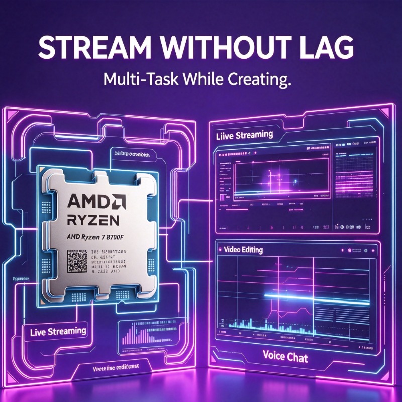 Amd Cpu Ryzen 7 - Processador Desktop de 16 Threads Ryzen