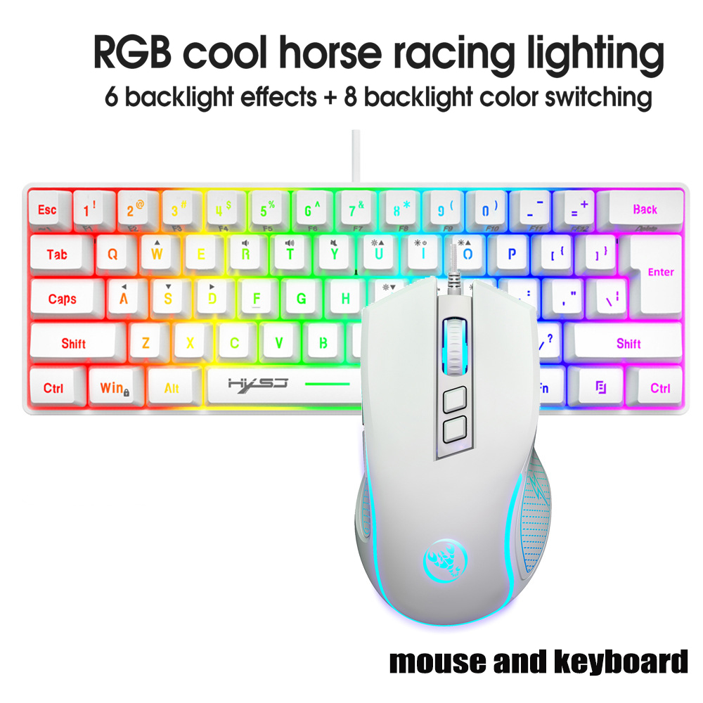 Gaming Keyboard Affordable - Kit Gamer de Teclado e Mouse,