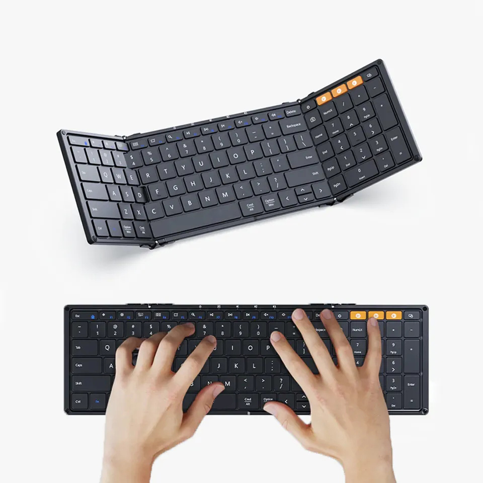 Gaming Keyboard Budget - Teclados dobráveis com teclado numérico bluetooth