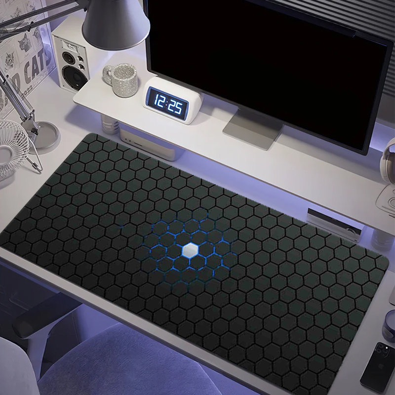 Gaming Keyboard And Mouse Pad - Hexágono grande gaming mouse pad retangular