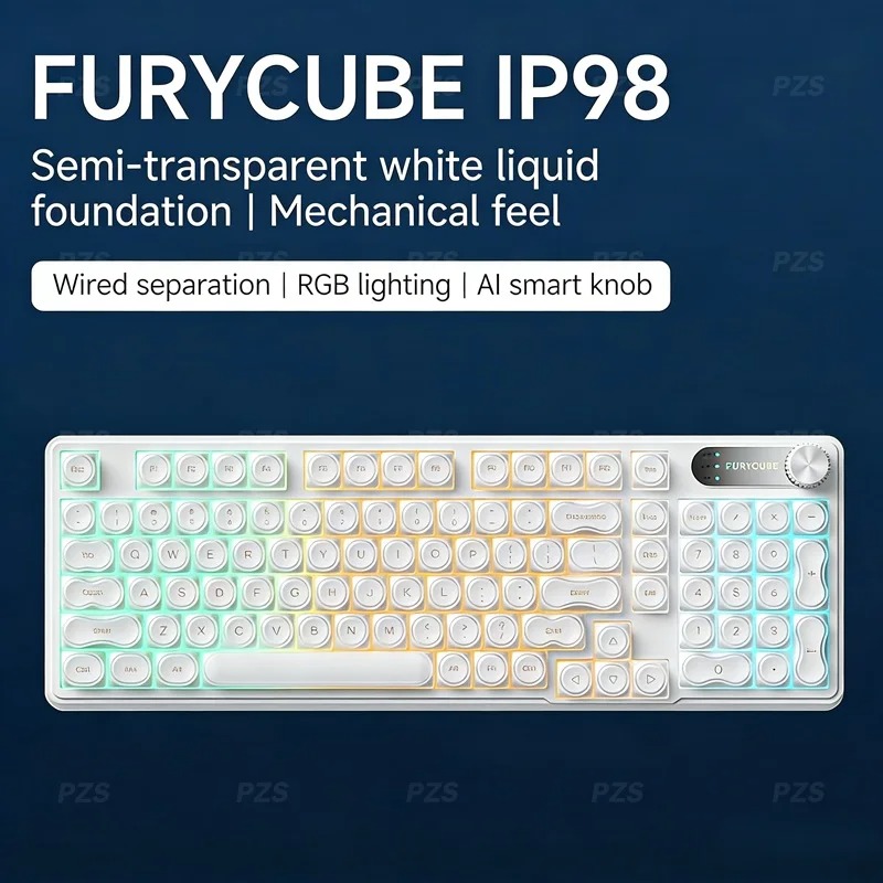 Gaming Keyboard Ip98 - Teclado com Fio FURYCUBE IP98 RGB