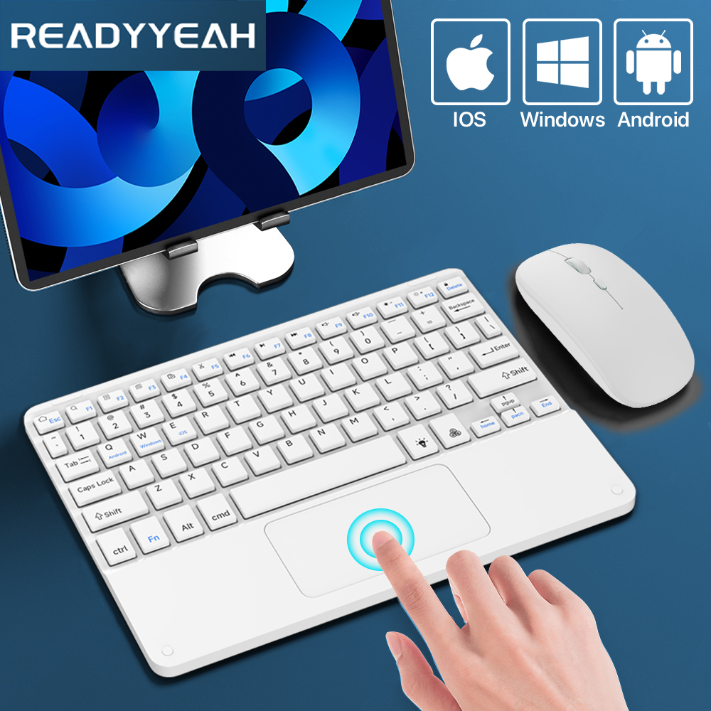 Gaming Keyboard Wireless - Touchpad teclado sem fio e mouse