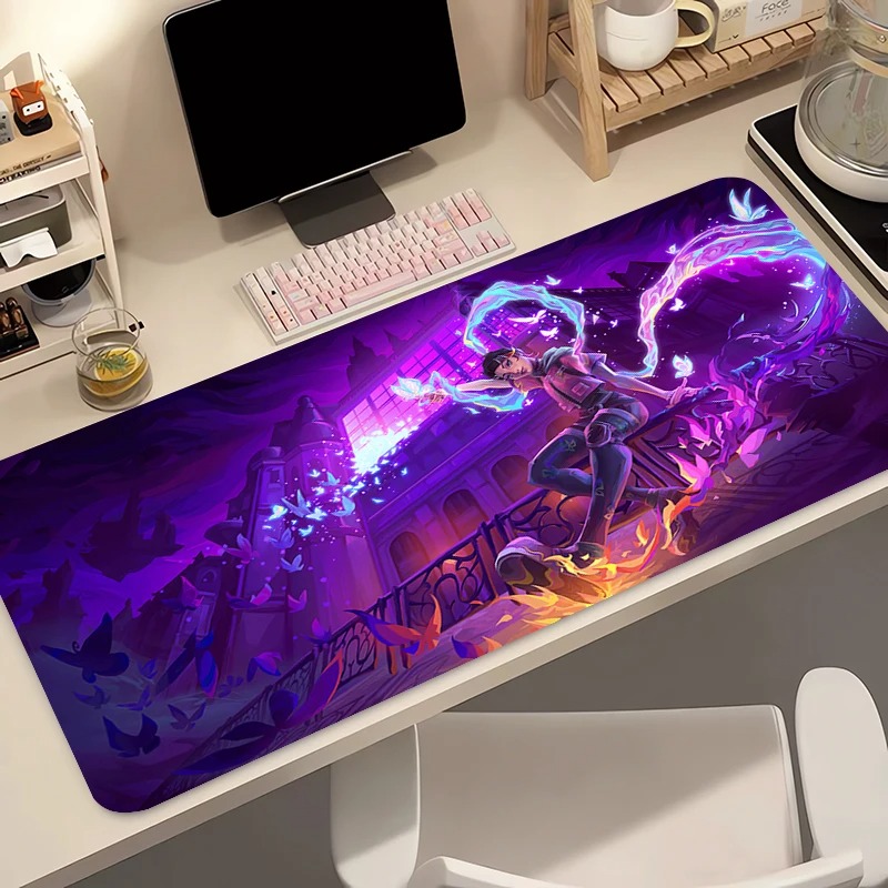 Gaming Keyboard Affordable - Mouse Pad Gamer para Computador Anime