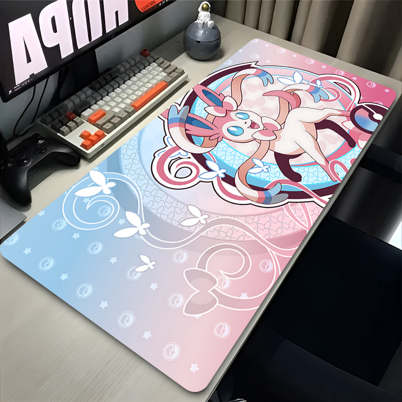 Gaming Keyboard En Mouse - Mousepad Grande Rosa Fofo XXL para