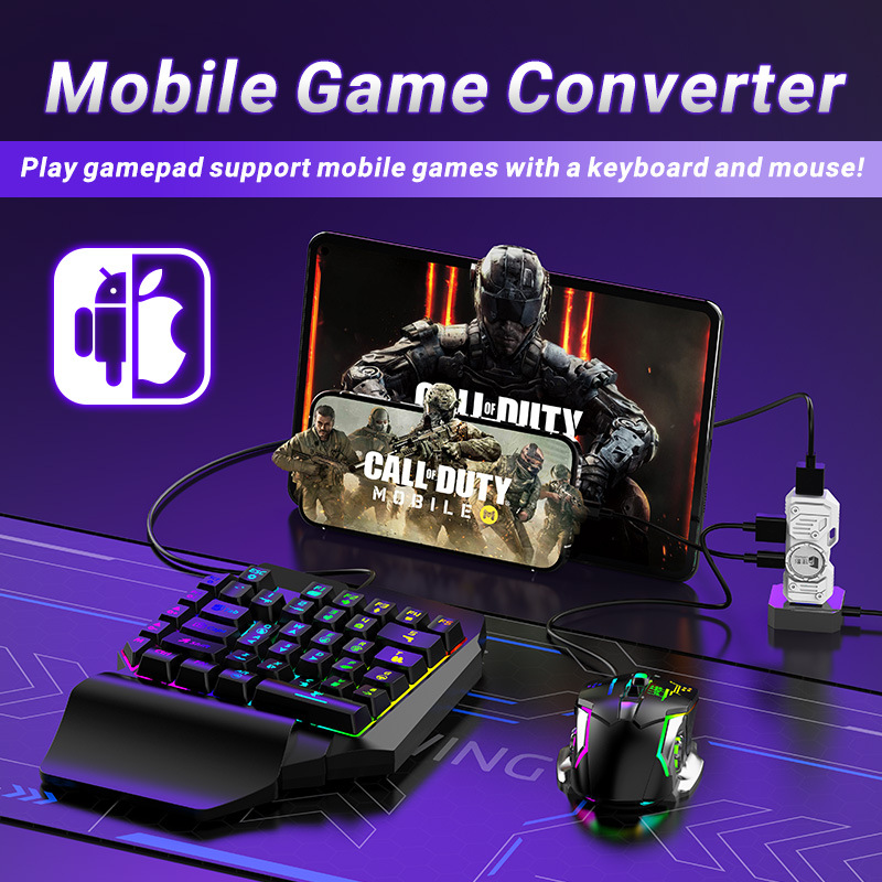 Gaming Keyboard Extension - Kit Conversor de Jogos para Celular
