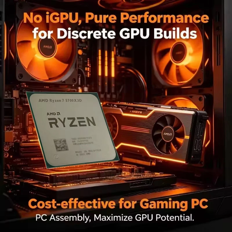 Amd Cpu Ryzen 7 - Processador AMD Ryzen 7 5700X3D Bulk