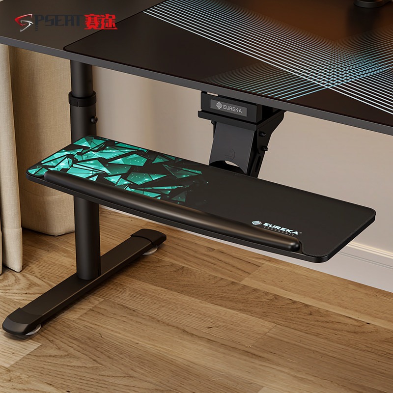 Gaming Keyboard Extension - Suporte de teclado ajustável multifuncional para