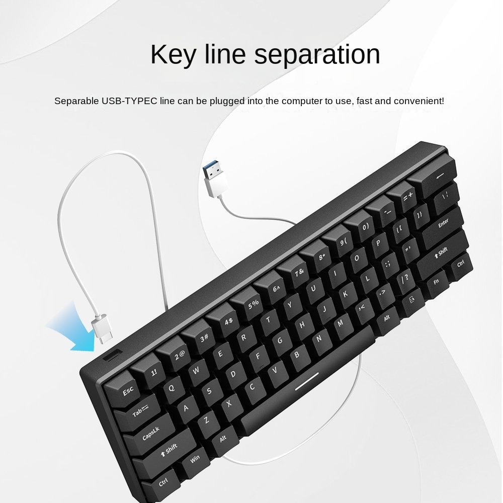 Teclado Gamer Mecânico Branco  - Gaming Keyboard Budget avaliação e preço