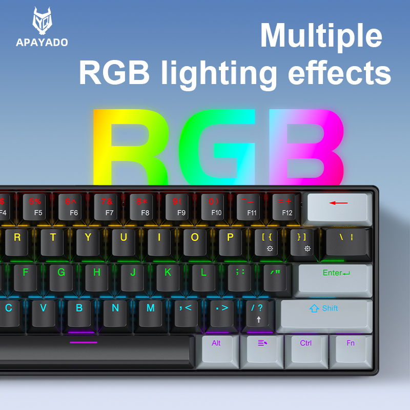 APAYADO K61 Mini teclado mecân - Gaming Keyboard Budget avaliação e preço