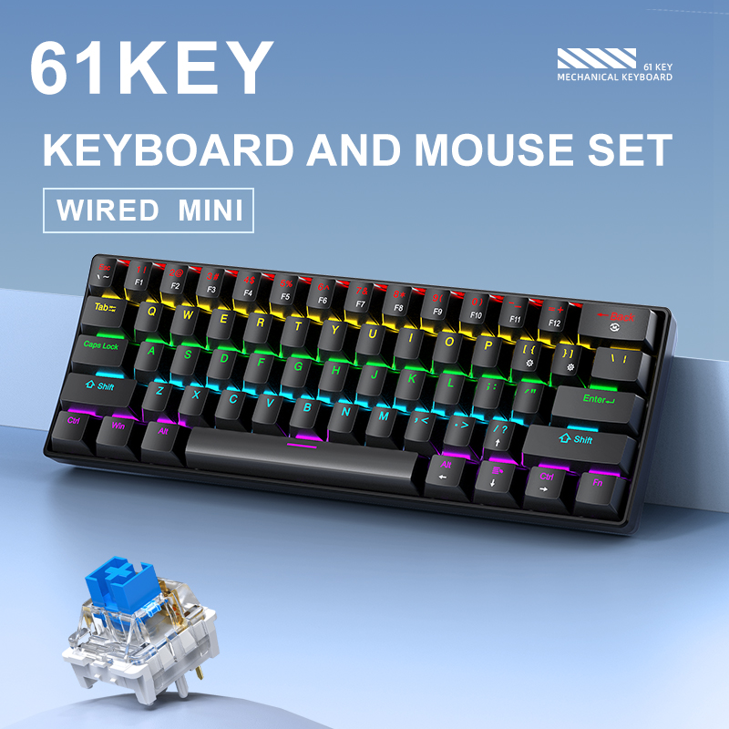 APAYADO K61 Mini teclado mecân - Gaming Keyboard Budget avaliação e preço