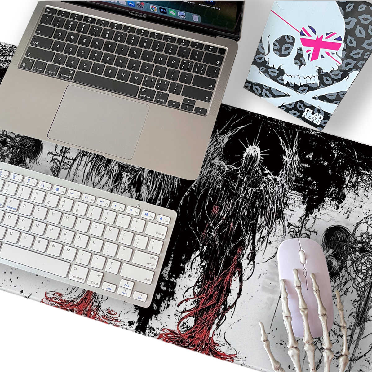 Tapete de borracha antiderrapa - Gaming Keyboard And Mouse Pad avaliação e preço