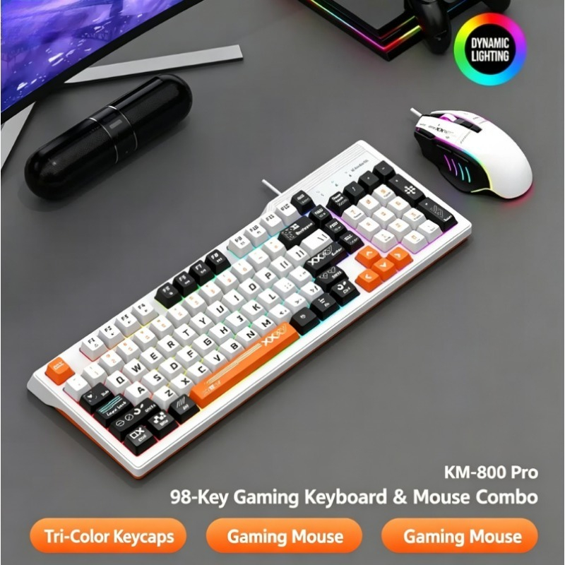 K8pro 3 em 1 Combo Gamer com T - Gaming Keyboard Mouse Set avaliação e preço