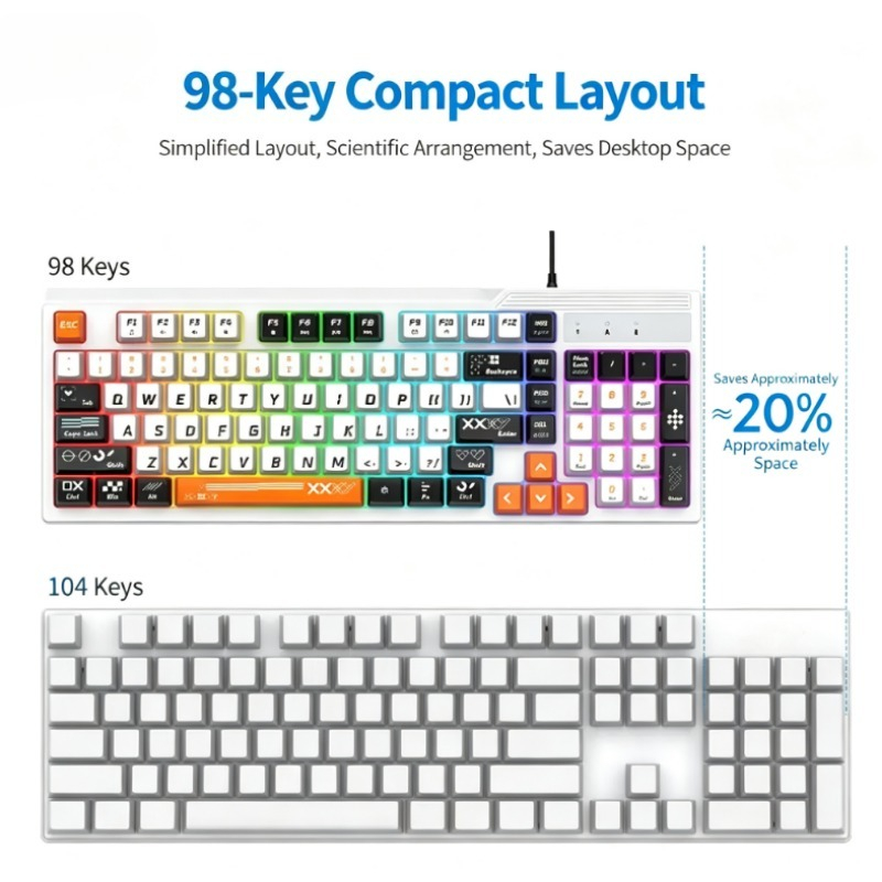 K8pro 3 em 1 Combo Gamer com T - Gaming Keyboard Mouse Set avaliação e preço