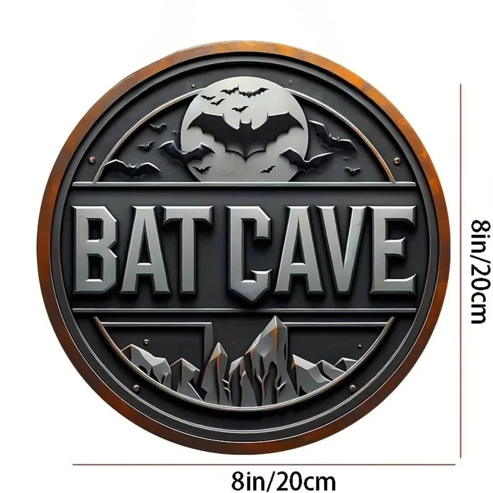 Placa de metal vintage Batcave - Brass Weight Plate avaliação e preço