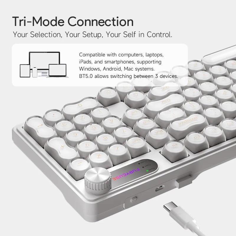 Teclado com Fio FURYCUBE IP98  - Gaming Keyboard Ip98 avaliação e preço