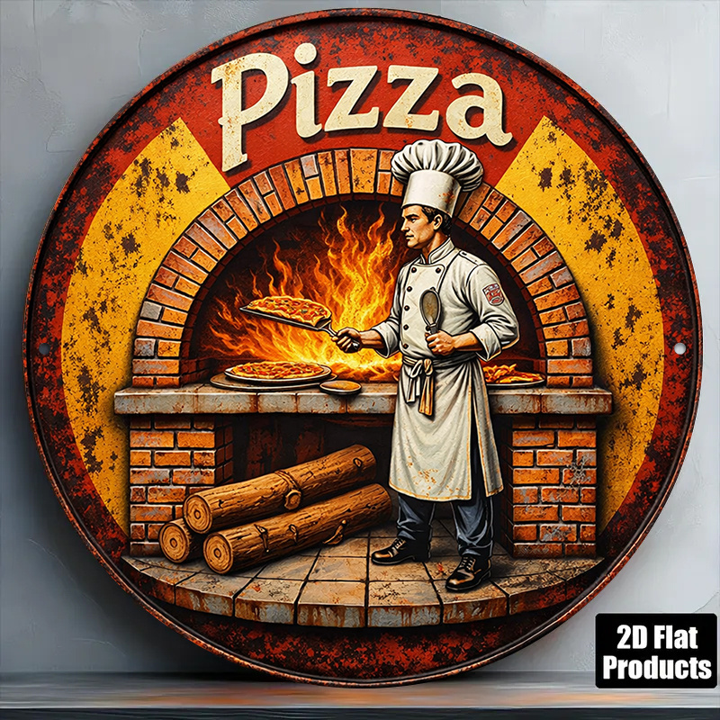 Placa de Metal Retrô 2D, Arte  - Brass Weight Plate avaliação e preço