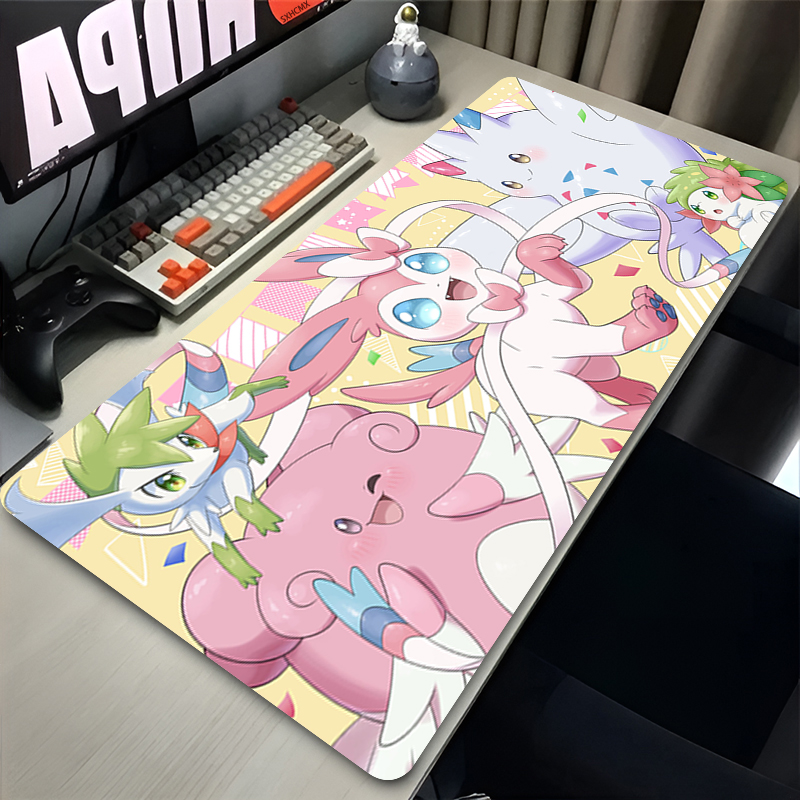 Mousepad Grande Rosa Fofo XXL  - Gaming Keyboard En Mouse avaliação e preço