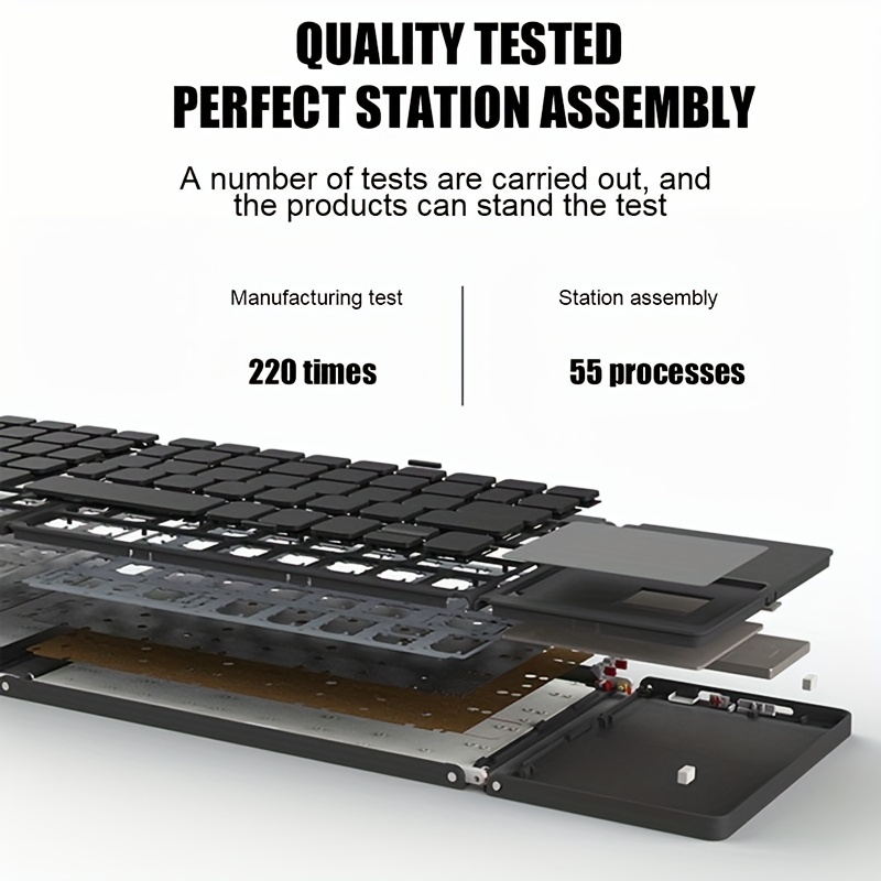 Teclado Bluetooth Dobrável MRS - Gaming Keyboard Budget avaliação e preço