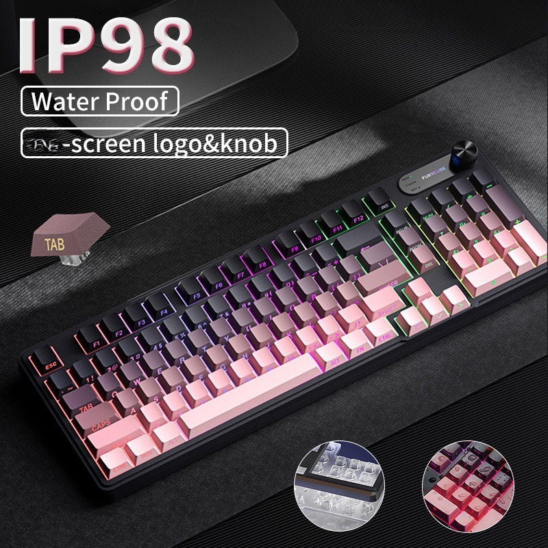Teclado de membrana para jogos - Gaming Keyboard Ip98 avaliação e preço