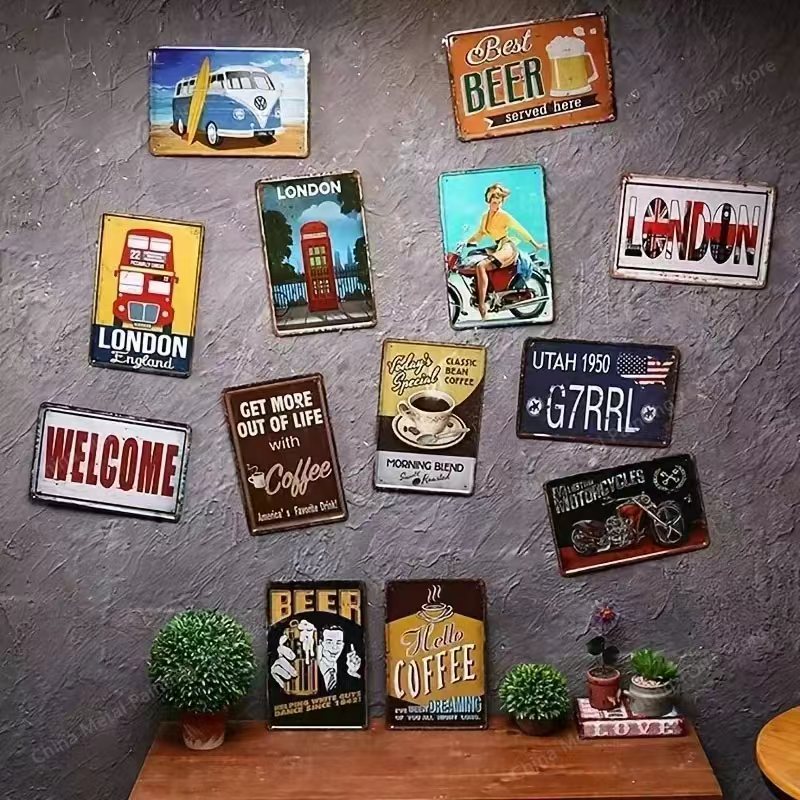 Placa de Metal Vintage: Arte E - Brass Weight Plate avaliação e preço