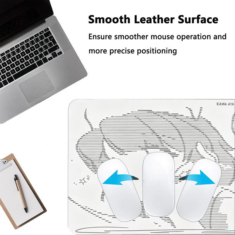 1Pç Mouse Pad de Couro Anime A - Gaming Keyboard And Mouse Pad avaliação e preço